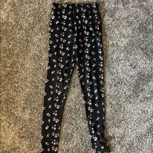Flower print leggings